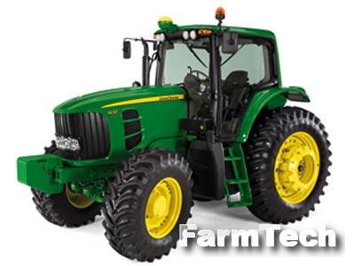 Трактор с регулируемой колеёй John Deere 7430