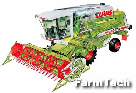 Комбайн зерноуборочный Claas Mega 370