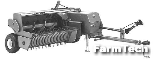 Подборщик для небольших полей John Deere 338