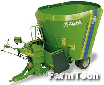 Кормосмеситель прицепной вертикальный Faresin Industries Magnum 1100