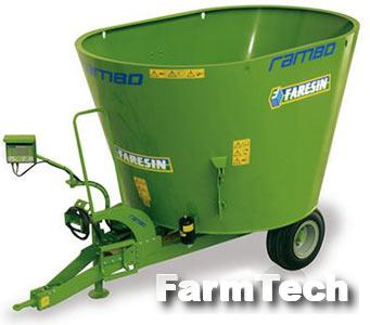 Кормосмеситель прицепной вертикальный Faresin Industries Rambo Rambo 350