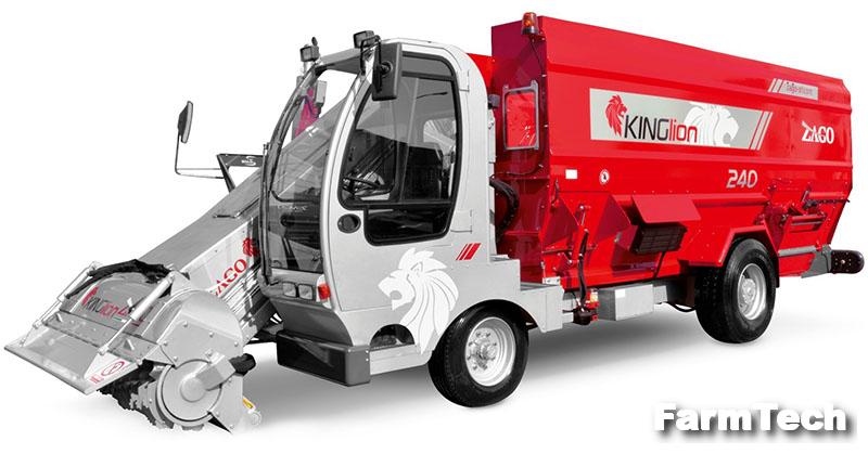 Кормосмеситель самоходный горизонтальный Zago King Lion Avant 130