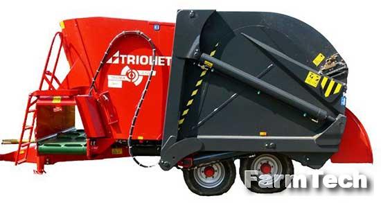 Смеситель вертикальный самозагружающийся Trioliet Triomix 2 1600 T